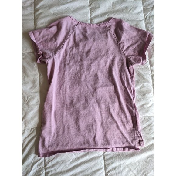 Walt Disney World Parks youth flap shirt Large pink Mickey Mickey & Minnie Mouse - Picture 2 of 7